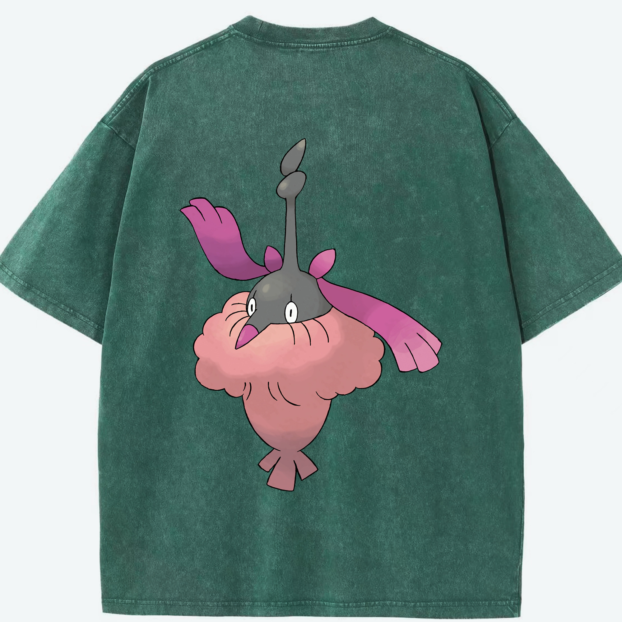 （画像用） ポケットモンスター Pokémon 綿100% ヴィンテージ風 半袖Tシャツ（背面プリント）
